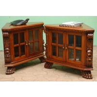 Indonesia furniture manufacturer and wholesaler Corner cabinet victorian small