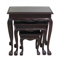 Indonesia furniture manufacturer and wholesaler Chippendale Nest of 3 Tables