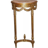 Indonesia furniture manufacturer and wholesaler Gilt Small Demi lune Hall Table