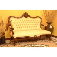 Indonesia furniture manufacturer and wholesaler Sofa louis philip 3 seaters  low back        