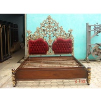 Indonesia furniture manufacturer and wholesaler Bed empire king size