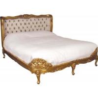 Indonesia furniture manufacturer and wholesaler Versailles Upholstered Button Bed