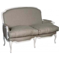 Indonesia furniture manufacturer and wholesaler Chateau Linen 2 Seater Sofa