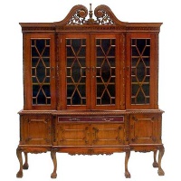 Indonesia furniture manufacturer and wholesaler chippendale cabinet 4 door