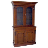 Indonesia furniture manufacturer and wholesaler victorian bookcase 2 door